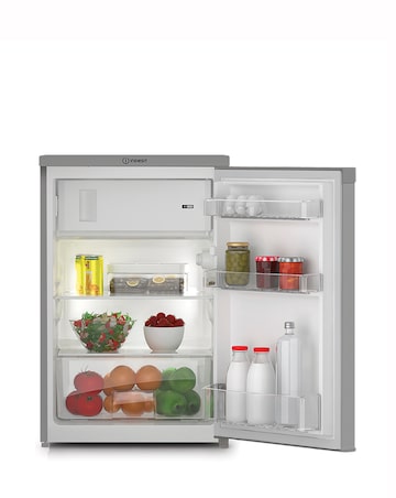 Indesit I55R1 112S UK Under Counter Larder Fridge - Silver