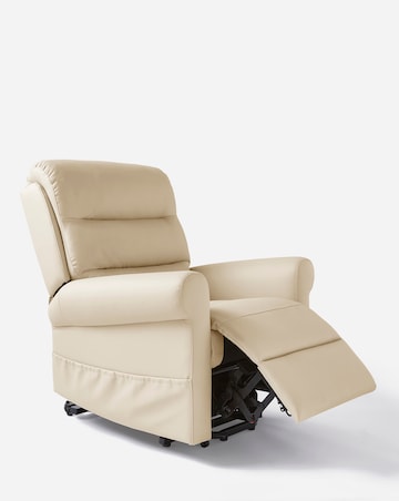 Brockton Faux Leather Electric Recliner Armchair