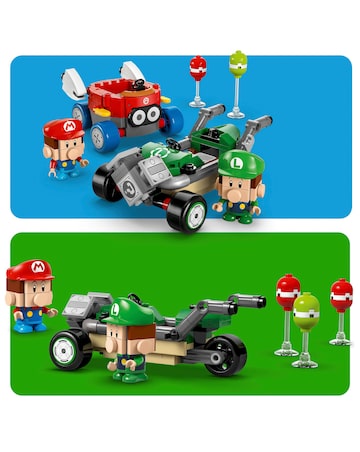 LEGO Super Mario: Mario Kart - Baby Mario vs. Baby Luigi 72034