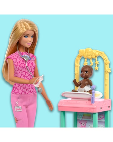 Barbie Baby Doctor Doll and Playset