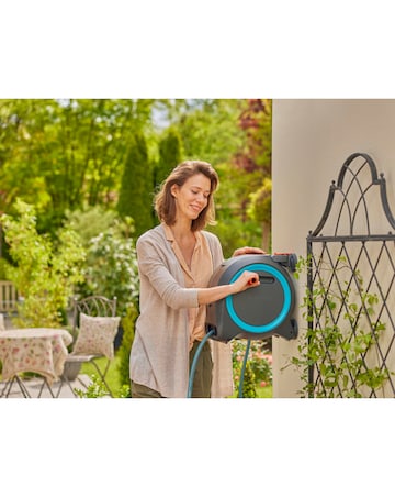 Gardena Wall-Mounted Dual Hose Box 25m