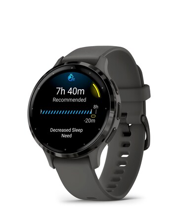 Garmin Venu 3S 41mm Smartwatch - Pebble Grey & Slate with Silicone Band