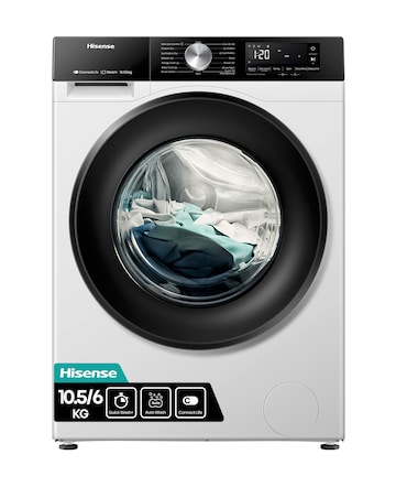 Hisense 3S Series WD3S1043BW3 WiFi-enabled 10kg Washer Dryer - White