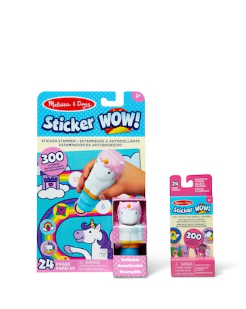 Melissa & Doug Sticker WOW Unicorn Bundle