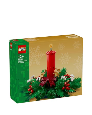 LEGO Christmas Table Decoration Centrepiece, Holiday Building Kit for Kids 40743