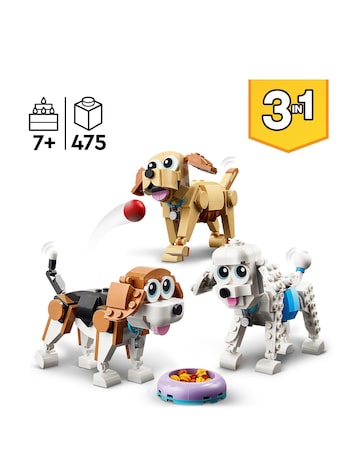 LEGO Creator 3 in 1 Adorable Dogs Animal Figures Toys 31137