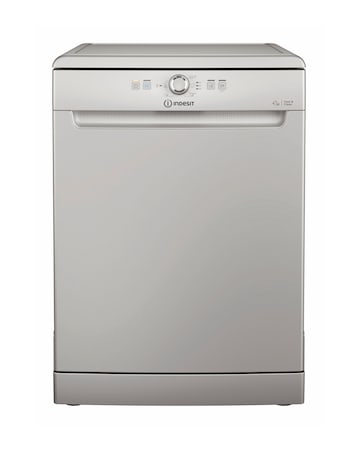 Indesit D2F HK26 S UK Full Size Dishwasher - 14 Place Settings - Silver