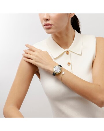 Radley Series 33 AMOLED Black Leather Strap Smart Watch and Bracelet Set