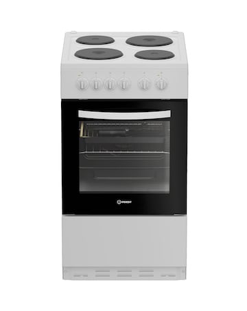 Indesit I5E3KMW 50cm Electric Single Cooker - White + Installation