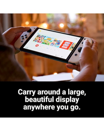 Nintendo Switch OLED Console - Neon Red/ Neon Blue