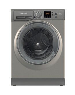 Hotpoint Anti-Stain NSWM 946 GG UK 9kg 1400rpm Washing Machine Graphite Install
