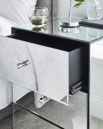 Broadway Mirrored Side Table