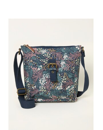 Fatface Floral Canvas Crossbody