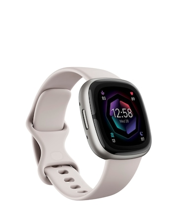 Fitbit Sense 2 Smart Watch - Lunar White