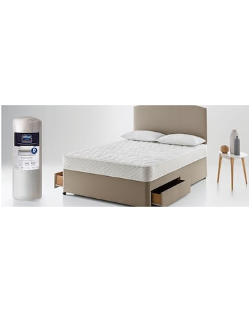 Silentnight Essentials Open Coil Rolled Mattress - Firm