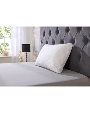 Downland Cloud Quilted Cotton Pillow