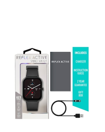 Reflex Active Series 23 Calling Smart Watch - Black