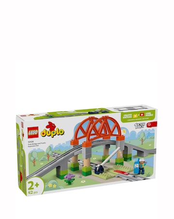 LEGO DUPLO Train Bridge and Tracks Expansion Set Toy 10426