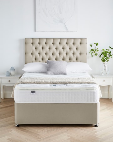 Silentnight 1000 Pocket Pillowtop Memory Divan Set with 4 Drawers