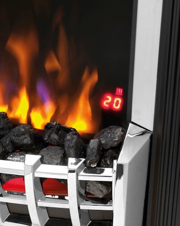 Dimplex Cheriton Deluxe Chrome Optiflame Electric Fire