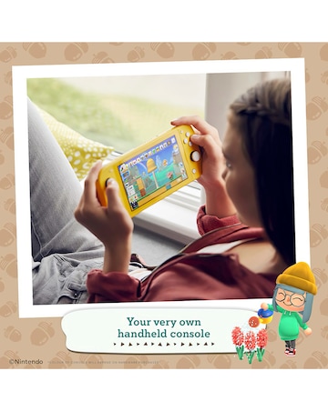 Nintendo Switch Lite Coral + Animal Crossing New Horizons bundle