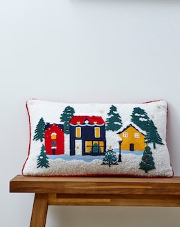 Christmas Village Cushion
