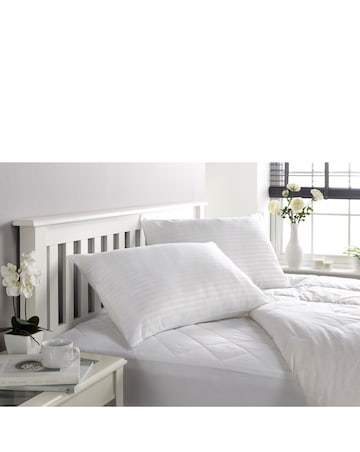 Hotel Collection Satin Stripe Pack of 2 Pillows