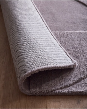 Penny Carved Circles Woollen Rug