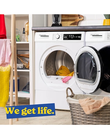 Russell Hobbs RH9HPTD111W, 9kg, Heat Pump Tumble Dryer - White