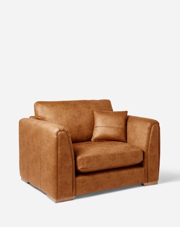 Gray & Osbourn Goliath Faux Leather Snuggler Chair