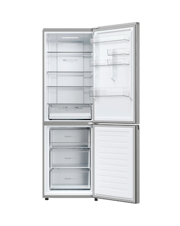 Haier Series 3 HDPW3618DNPK Wifi Connected 185cm 60/40 Fridge Freezer - Silver