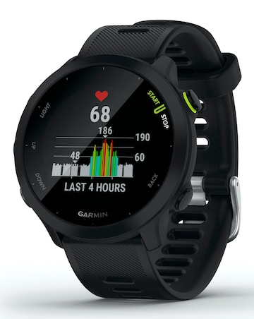 Garmin Forerunner 55 GPS Running Smart Watch - Black