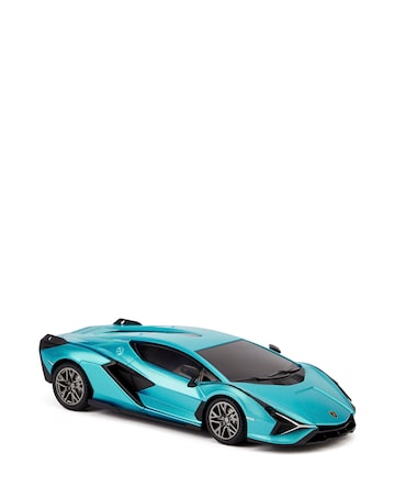 CMJ 1:24 Scale Lamborghini Sian Blue RC Car