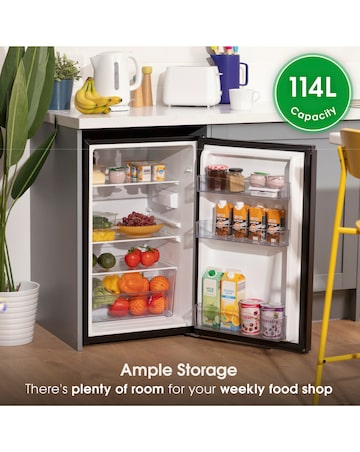 Adobe 50cm Undercounter Larder Fridge - Black