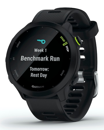 Garmin Forerunner 55 GPS Running Smart Watch - Black