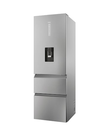 Haier HTW5618EWMG Combi Series 5 Water Dispenser Fridge Freezer - Inox