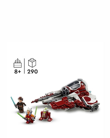 LEGO Star Wars Ahsoka's Jedi Interceptor Building Toy 75401