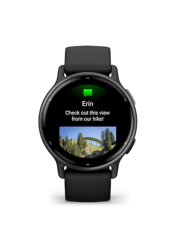 Garmin Vivoactive 5 Smart Watch - Slate & Black with SIlicone Band