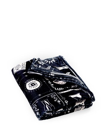 Catherine Lansfield Enchanted Witchcraft Fleece Throw
