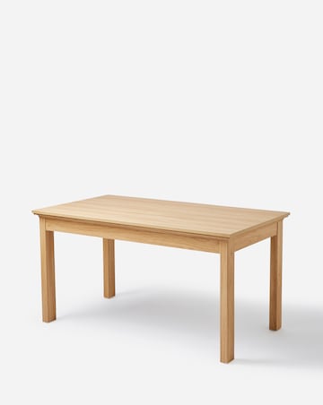 Julipa Ashford Table with 6 Ava Faux Leather Chairs