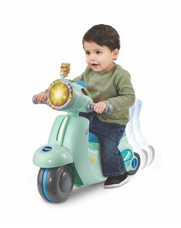 Vtech 2-in-1 Ride & Balance Scooter blue