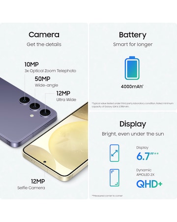 Samsung Galaxy S24 128GB - Onyx Black