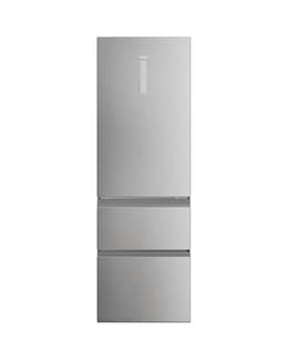 Haier HTW5618ENMG Combi Series 5 180cm Fridge Freezer - Inox