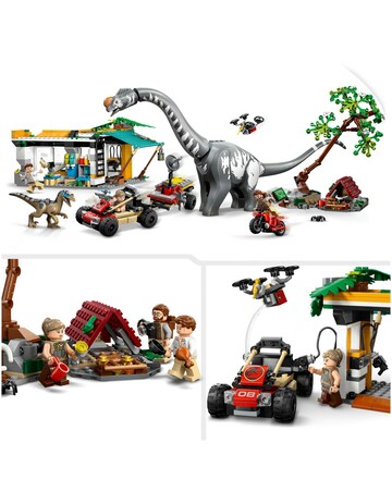 LEGO Jurassic World Raptor & Titanosaurus Tracking Mission Dinosaur 76973