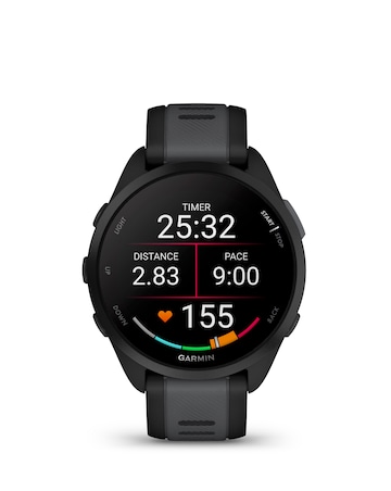 Garmin Forerunner 165 Smart Watch - Black & Slate Grey