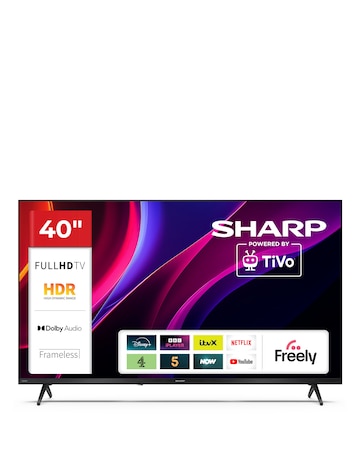 Sharp 2T-C40HE2245KB 40in Smart Full HD Tivo LED TV
