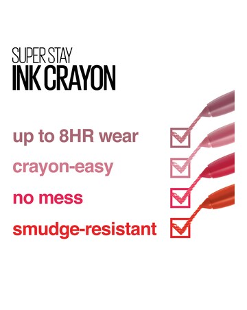 Maybelline Superstay Matte Ink Crayon Lipstick - 10 Trust Your Gut