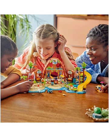 LEGO Friends Family Holiday Beach Resort Toy Building Set, Travel Playset 42673