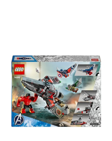LEGO Marvel Captain America vs. Red Hulk Battle Buildable Jet 76292