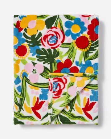 Arianna Printed Fleece Throw